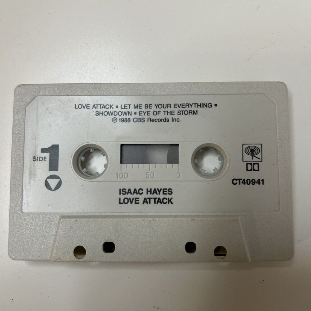 Isaac Hayes Cassette Tape Love Attack Untested Don’t Know If It Plays